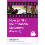 How to fill FORM E